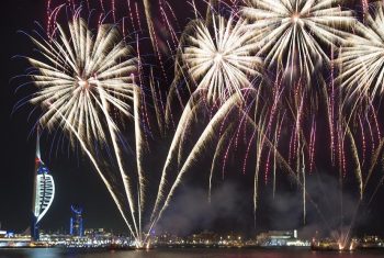 Gunwharf Quays Light Shows and Fireworks
